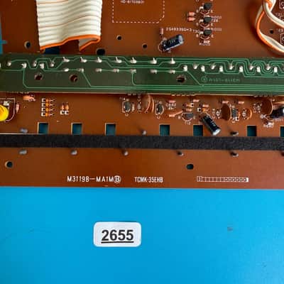 CASIO PT-87 Vintage Music Keyboard Part: Main PCB Board with Pads [M3119B-MA1M] image 8
