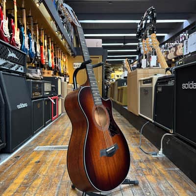 Taylor 322ce 12-fret Acoustic-electric Guitar Satin Edgeburst w/Hard Case image 5