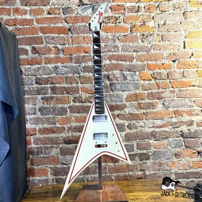 Series 10 RR-Style V Electric Guitar *PROJECT* (1990s - White) image 3