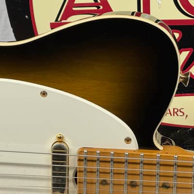 Grosh Guitars USA NOS Vintage T Singlecut Guitar with COA + Case 2016 - Two Tone Burst image 3