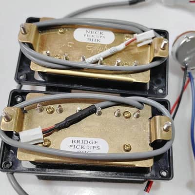 Epiphone Les Paul SG Gold Guitar Humbucker Pickups with Wiring image 2