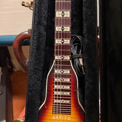 Kamico Vintage lap steel guitar 50s - Sunburst image 5
