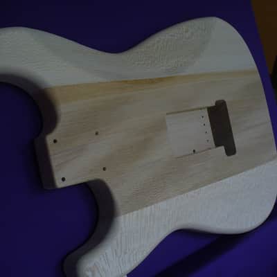 Exotic '62 S-Style Quarter Sawn American Sycamore Guitar Body for Strat® Neck Natural _ Made in USA_ image 7