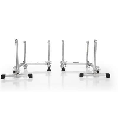 Pearl DR564C Icon Twin Low-Rise Curved Folding Side Racks image 8
