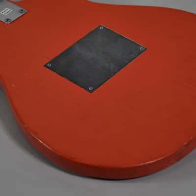 1960s Vox Clubman Red Finish Left-Handed 4 String Electric Bass image 8