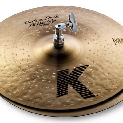 Zildjian 14" K Custom Dark Hi-Hat Cymbals (Pair) - MINT ! image 1