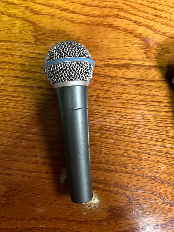 Shure BETA 58A Handheld Supercardioid Dynamic Microphone 1996 - Present - Black image 1