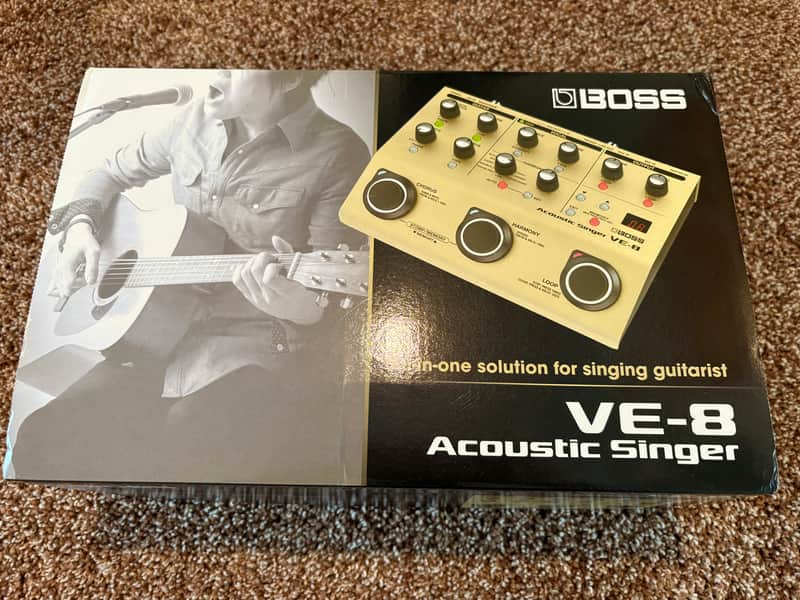 Boss VE-8 Acoustic Singer Pre-Amp 2016 - Present - White image 1