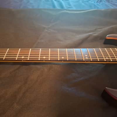 Harley Benton Amarok-BT BKBL Flame Burst 27-Inch 6-String Baritone (DISCONTINUED) image 10
