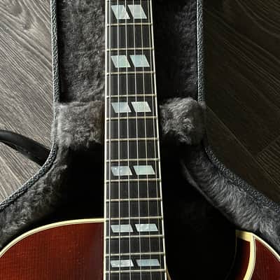 1997 Gibson L-4 CES Winered Spruce Top Figured Maple Back & Sides image 9