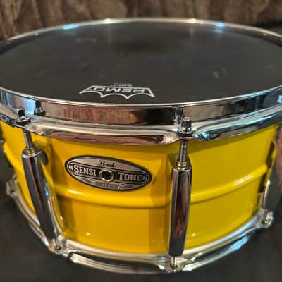 14x6.5 Aluminum Pearl Sensitone  - Yellow image 1