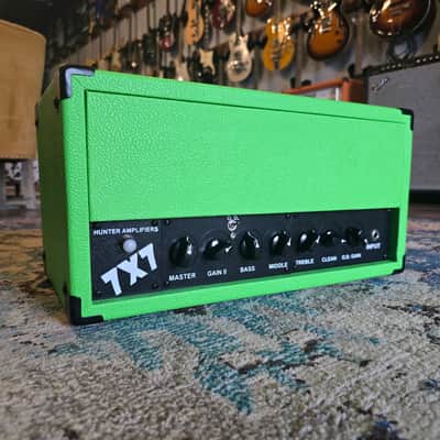 Hunter Amplifiers - 7x7 Custom Tube Amp Head - 18-watts - Green image 10
