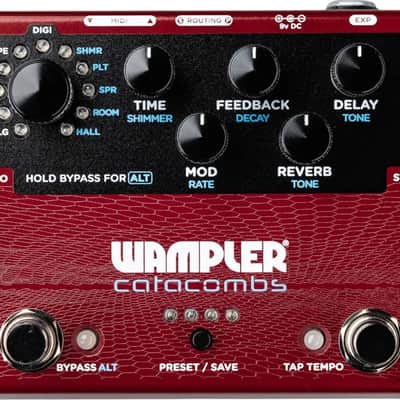 Wampler Catacombs Reverb/Delay Effects Pedal image 1