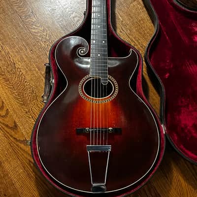 Super Rare 1919 Gibson O Artist Arch Top Guitar Original Finish & Case image 1