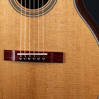 Huss and Dalton 00 12-Fret Cocobolo and Torrefied Sitka Spruce Custom NEW image 8