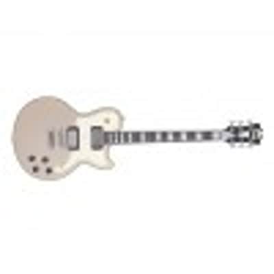 D'Angelico Deluxe Atlantic Electric Guitar With Stopbar Tailpiece, Desert Gold DADATLDSGNS image 4
