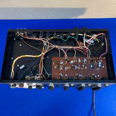 Funky 1978 Guyatone Mk-50 PA system- spring reverb having, 8 track playing, made in Japan gem image 12