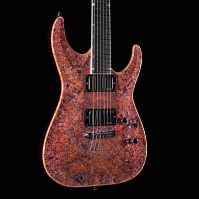 ESP USA Horizon-II Burl Maple Limited Edition - Pink Carmine image 2