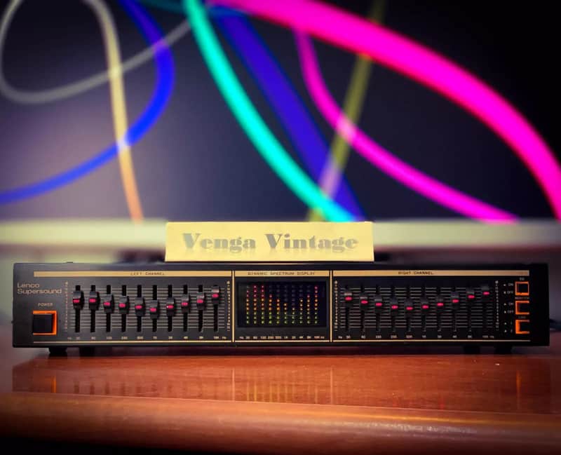 LENCO SUPERSOUND 🌈RaRe🌈 Vintage Stereo Graphic Equalizer image 1