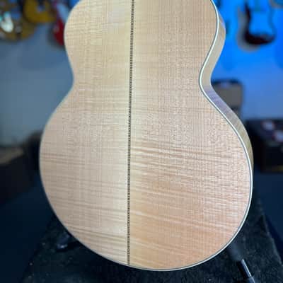 Eastman Guitars AC630 Jumbo Acoustic Guitar - Natural, with Eastman Case, FREE PLEK! 378 image 7