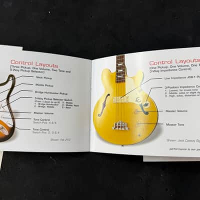 Epiphone Manual & Poster 2000s Flying V Les Paul Firebird Bass Explorer Riviera image 11