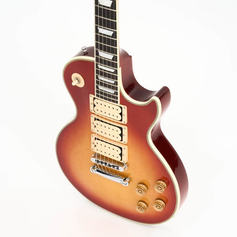 Gibson Guitar Of The Week #42 Les Paul Classic Custom with 3 Pickups Heritage Cherry Sunburst 2007 image 2
