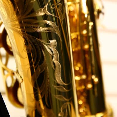 Selmer 74 Paris Reference 54 Professional Model Tenor Saxophone 2018 - 2019 - Dark-Lacquered Brass with Engraving image 4