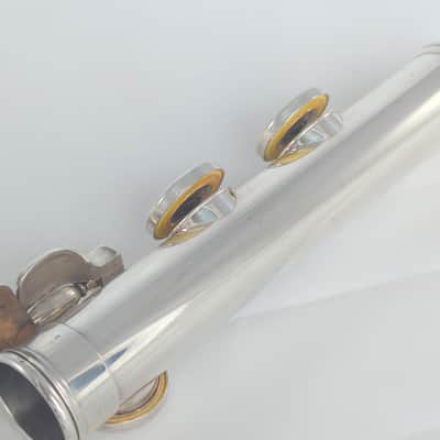 Yamaha yfl-517 solid silver headjoint AM cut image 7