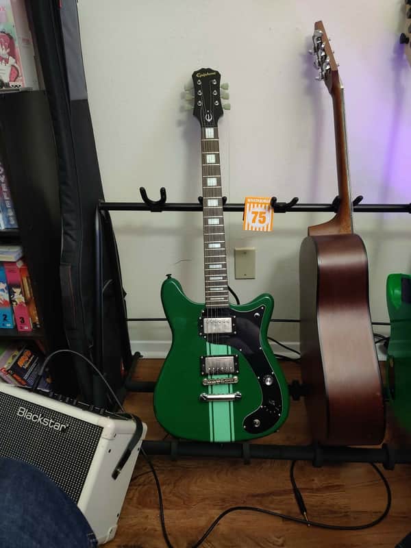 Epiphone Wilshire Phant-O-Matic Electric Green Frank Iero Limited Edition image 1
