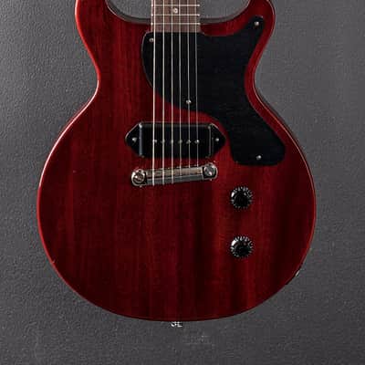 Gibson USA Les Paul Junior Double Cutaway - Vintage Cherry w/Black Pickguard image 2