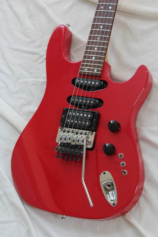 1986 Hamer USA Chaparral Electric Guitar - Red Finish - Rare Mini Toggle Pickup Selectors image 1