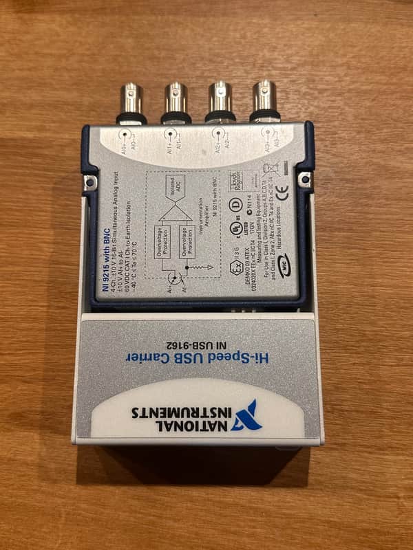 National NI USB 9162 and NI 9215 with bnc image 1