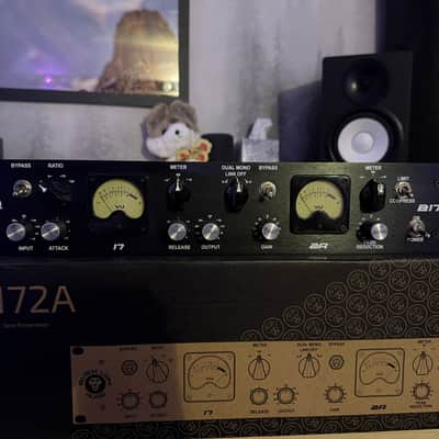 Black Lion Audio B172A 2-Channel Hybrid FET/Optical Compressor 2019 - 2021 - Black image 1