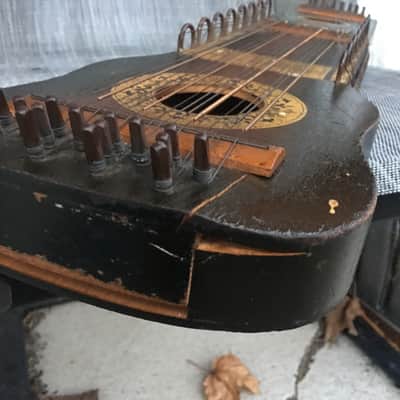 1920's Ukelin Manufacturers Advertising Co. Violin and Hawaiian Ukulele Combined Two Hole Ukelin 1929 image 11