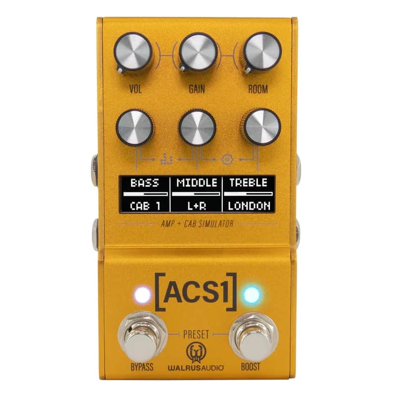 New Walrus Audio MAKO Series MKII ACS1 Amp + Cab Simulator Guitar Effects Pedal image 1