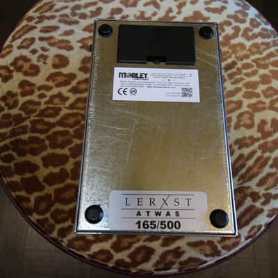 Morley Lerxst All the Worlds a Stage Wah Volume Pedal with Hand signed Massey Hall tour badge 2026 - Chrome image 7