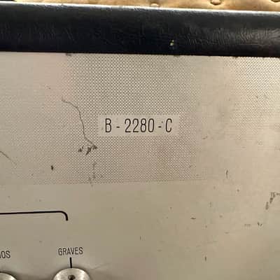 SINMARC B 2280 C Bass Amp 100 Watts ( EL34 ) All Valve 70’s image 5