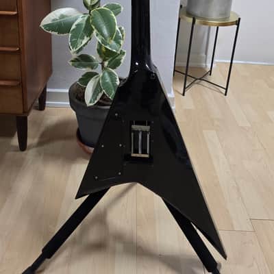 ESP Edwards SV Flying Arrow V MIJ Guitar - Gold Original Floyd Rose EMG image 3