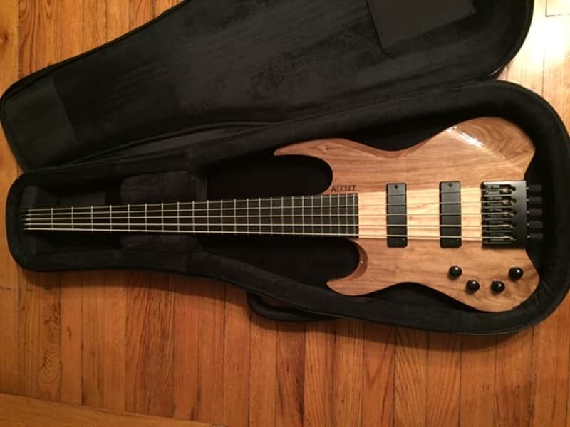 Lefty Kiesel Vader VB5 (strung right handed) Headless Bass image 1