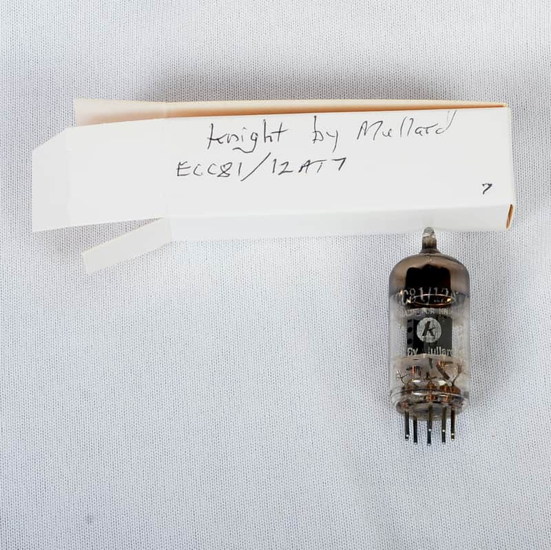 Knight Branded Mullard ECC81 / 12AT7 – Made in Great Britain – Vintage Preamp Tube – Tests Good image 1