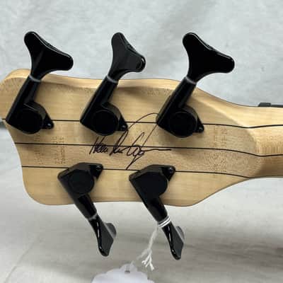 Warwick Limited Edition #39 of 100 Teambuilt Corvette $$ Double Buck 5-String Bass 2019 - Natural Transparent Satin Multicolor image 8