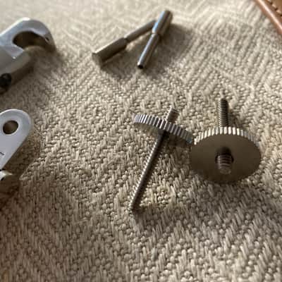 Gibson Historic Non-Wire ABR-1 Tune-O-Matic Bridge with Lightweight Aluminum Stop Bar Tailpiece- Nickel- COMBO image 10
