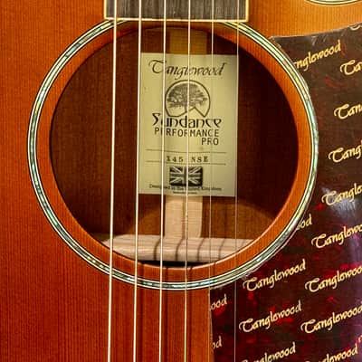 Tanglewood X45 Sundance Performance Pro Solid Cedar/Mahogany Super Folk Cutaway with Electronics - X45 Sundance Performance Pro Solid Cedar/Mahogany Super Folk Cutaway with Electronics ORIGINAL CASE INCL. image 3