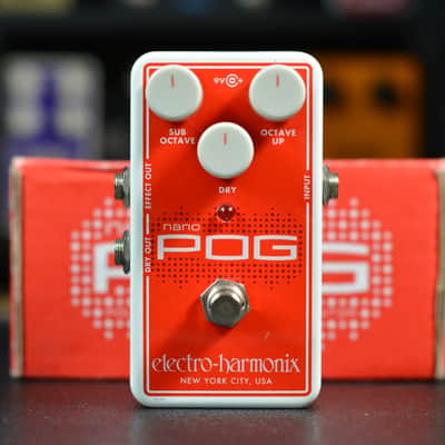 Electro-Harmonix Nano POG Polyphonic Octave Generator 2015 - Present - Red / White