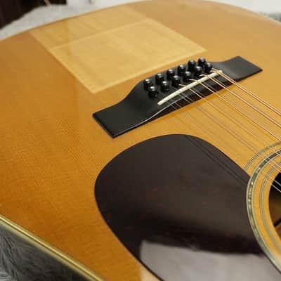 Rare 1980's Morris B-40 12 strings Acoustic Guitar Andes Rosewood Made in Japan image 7
