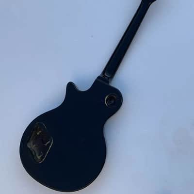Black Les Paul LP Style Guitar Body with Maple Neck and Rosewood Fingerboard image 5
