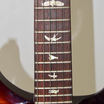 2015 PRS P24 Custom 24 Piezo Electric Guitar -  Black Gold Burst image 8