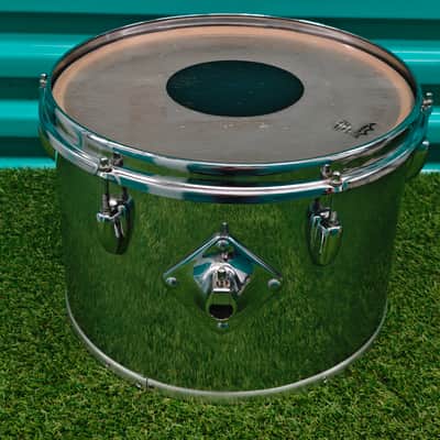 ⚡Vintage Slingerland 13"X9" Concert Tom Drum Chrome Over Wood ReRings⚡ image 6