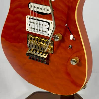 Schecter NV-3-22 Electric Guitar MIJ Japan 2018 - Orange Flame Maple image 7