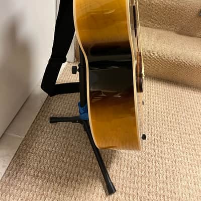 Epiphone J-200 12 string acoustic guitar, pickup, case 2021 - sunburst image 10